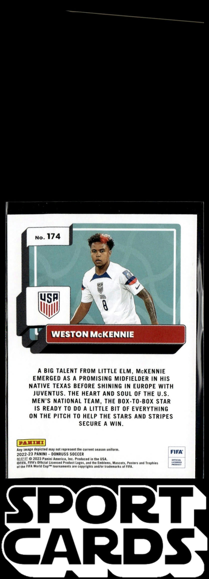 2022-23 Donruss #174 Weston McKennie SportCards.com
