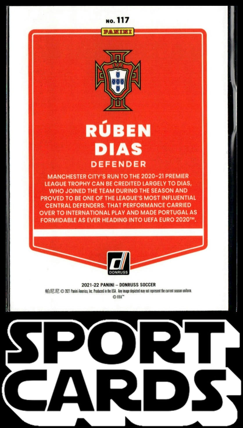 2021-22 Donruss #117 Rúben Dias SportCards.com