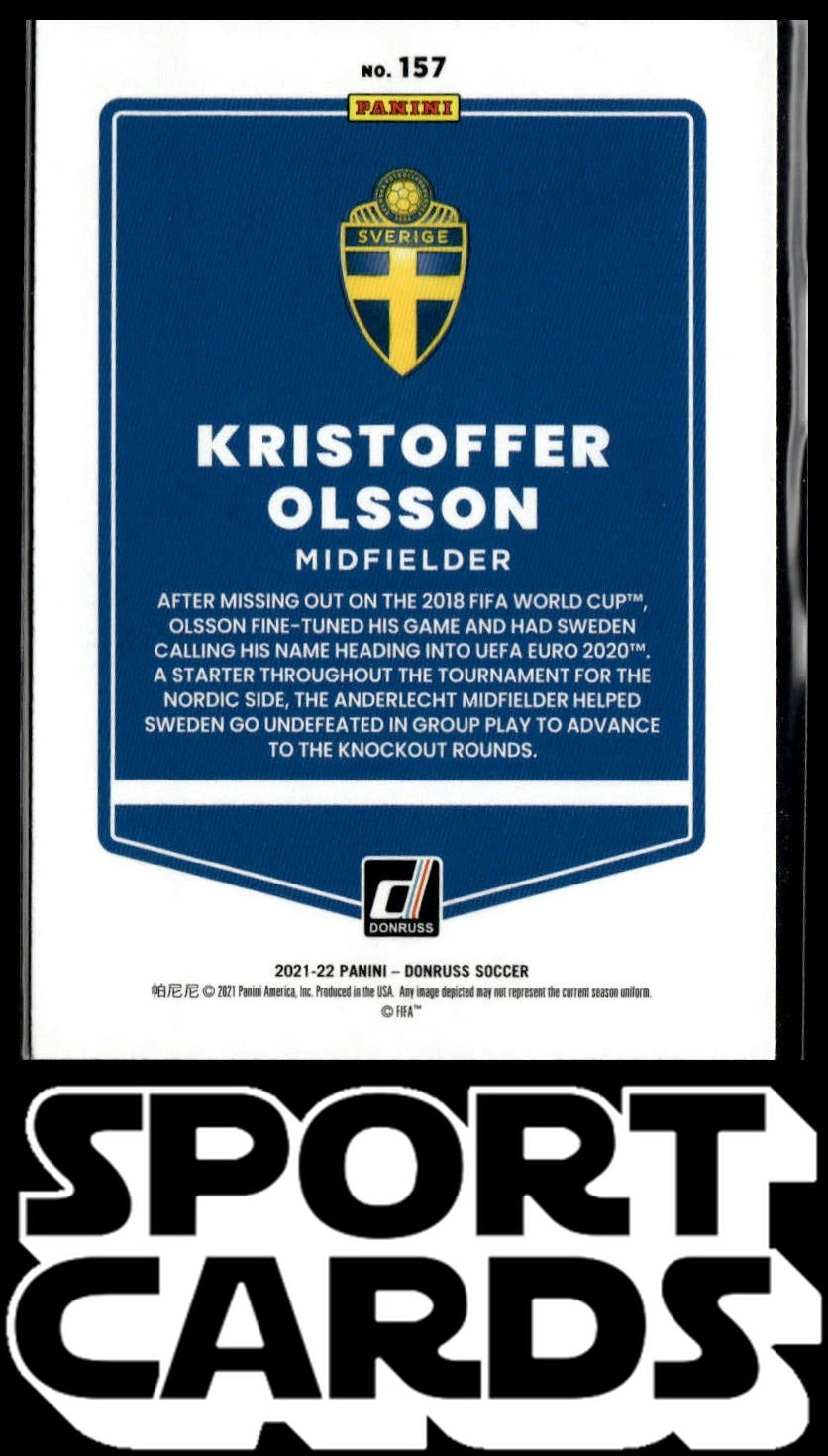 2021-22 Donruss #157 Kristoffer Olsson SportCards.com