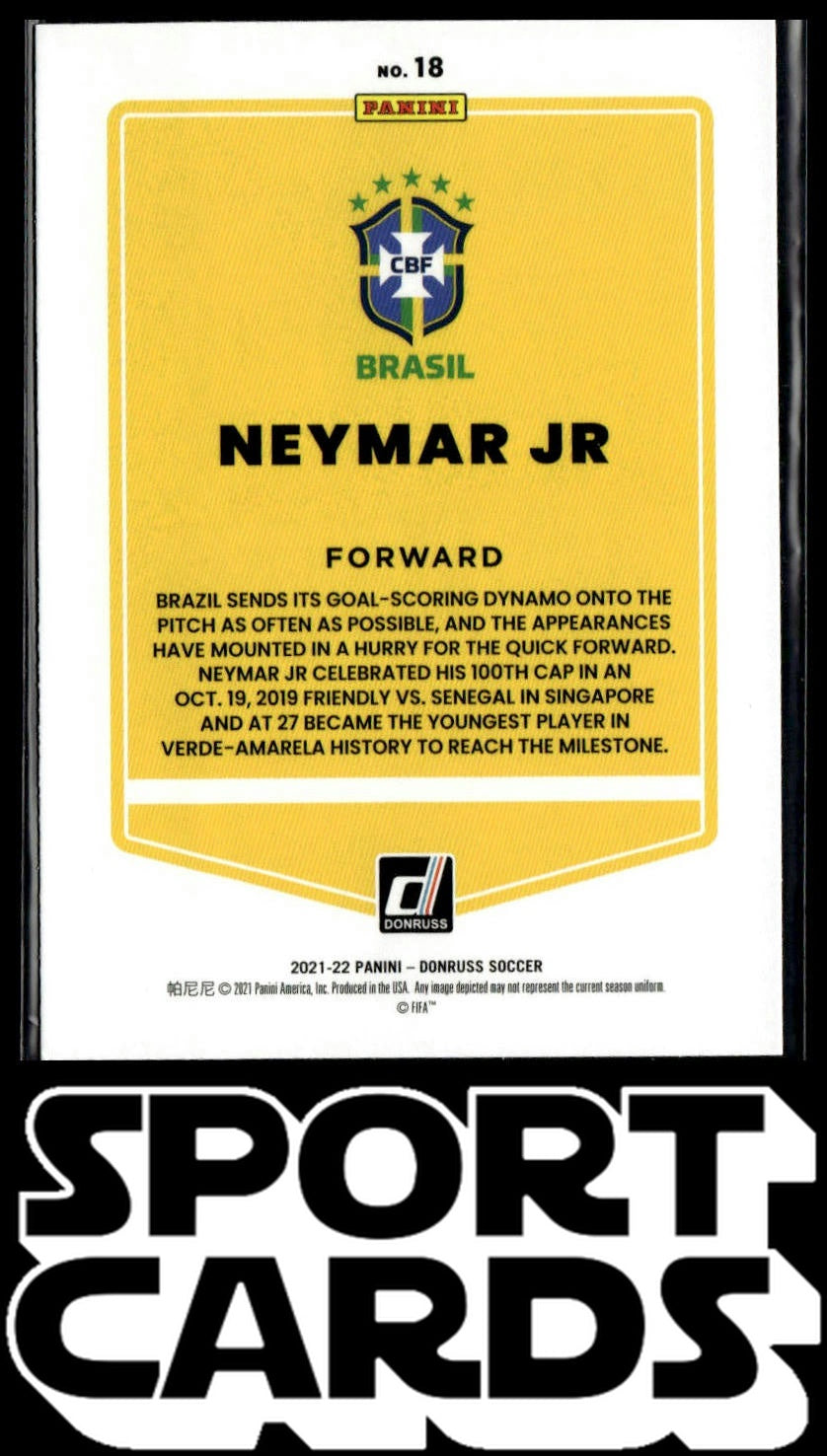 2021-22 Donruss #18 Neymar Jr SportCards.com