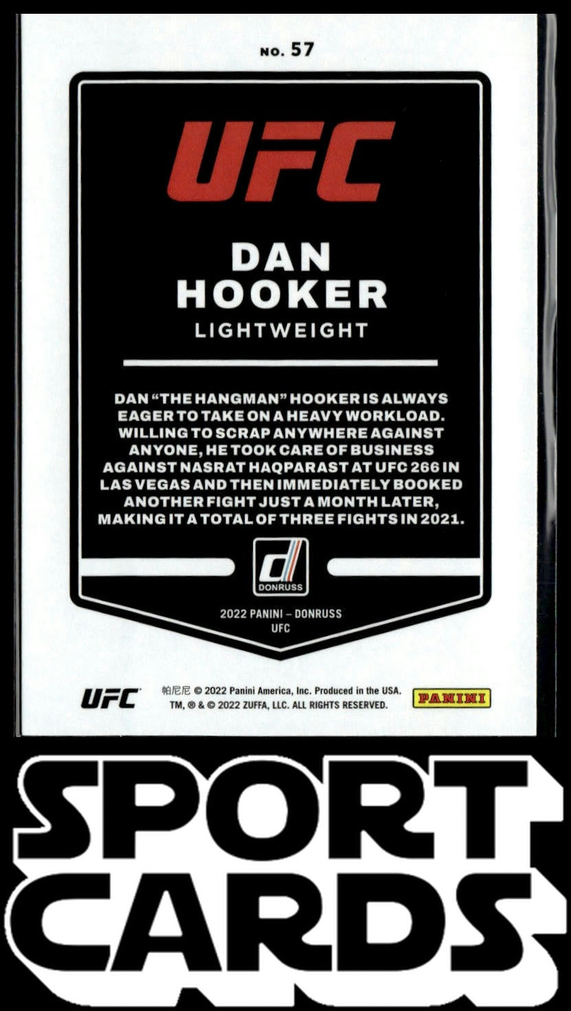 2022 Donruss UFC #57 Dan Hooker SportCards.com