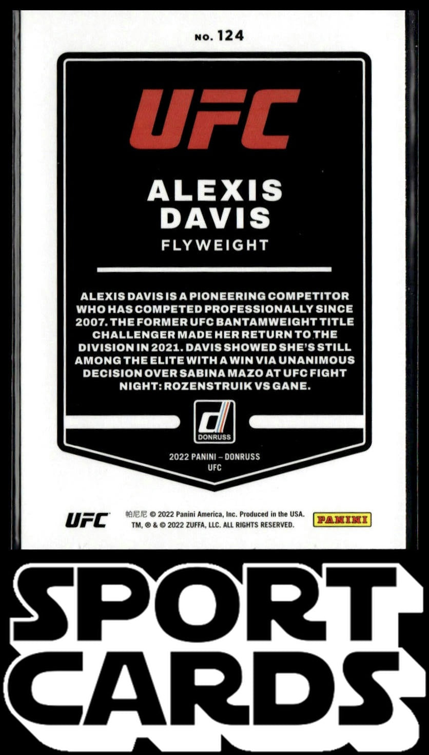 2022 Donruss UFC #124 Alexis Davis SportCards.com