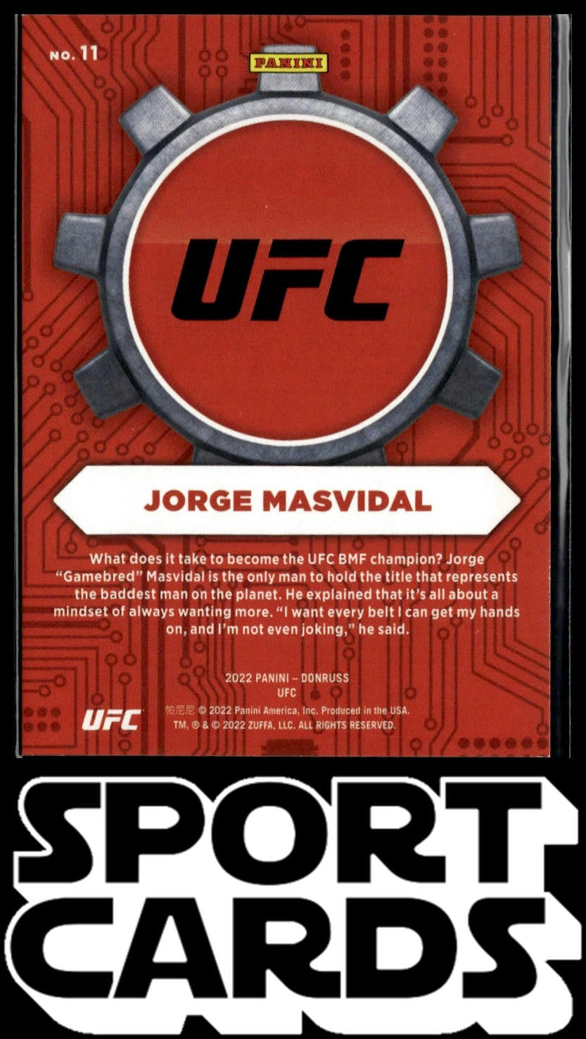2022 Donruss UFC #11 Jorge Masvidal Craftsmen SportCards.com