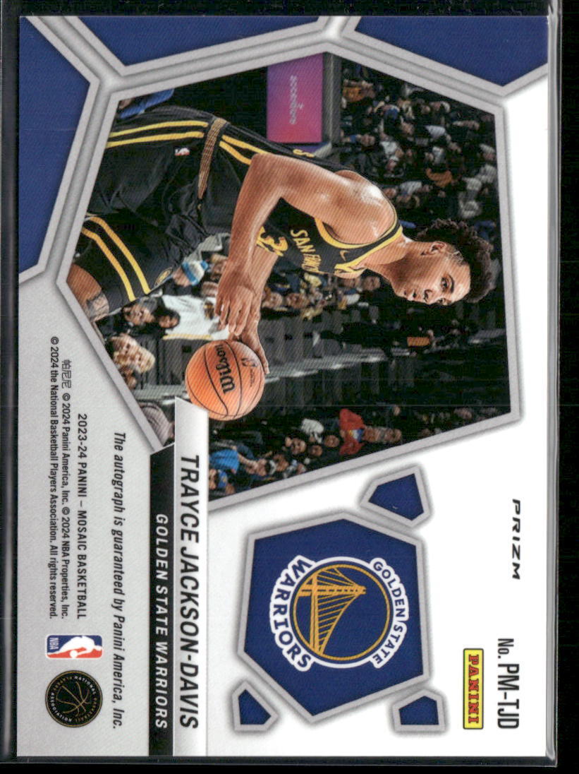 2023-24 Panini Mosaic #PM-TJD Trayce Jackson-Davis Pictographs Mosaic Choice