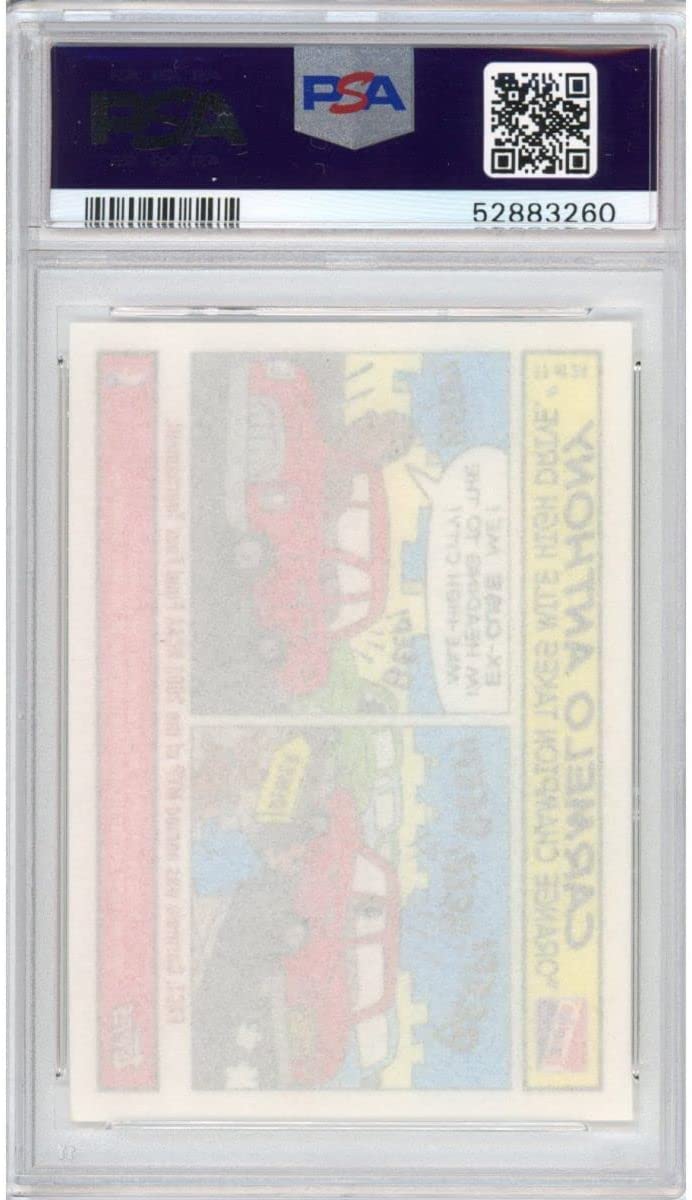 Graded 2003-04 Bazooka Comics Carmelo Anthony #17 Rookie RC Basketball Card PSA 10 Gem Mint