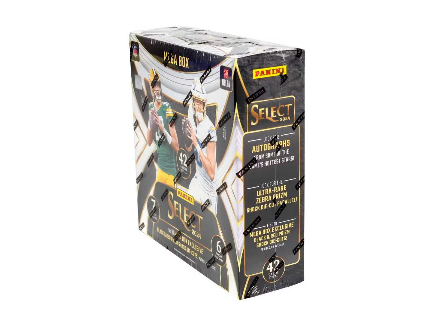 2024 Panini Select Football Mega Box (Black & Red Prizms!) - Sport Cards