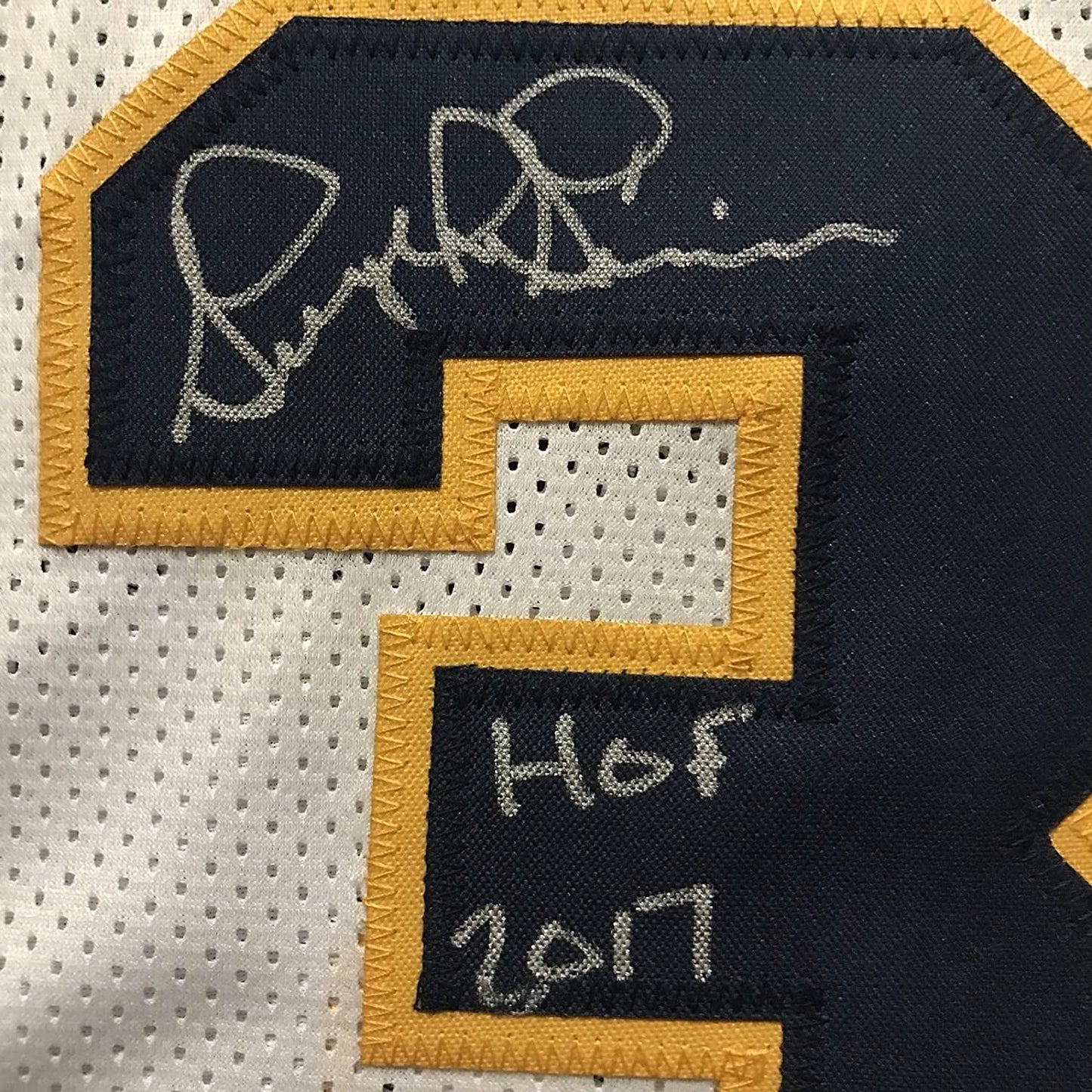 Autographed/Signed George McGinnis HOF 17 Indiana White Basketball Jersey JSA COA - Sport Cards