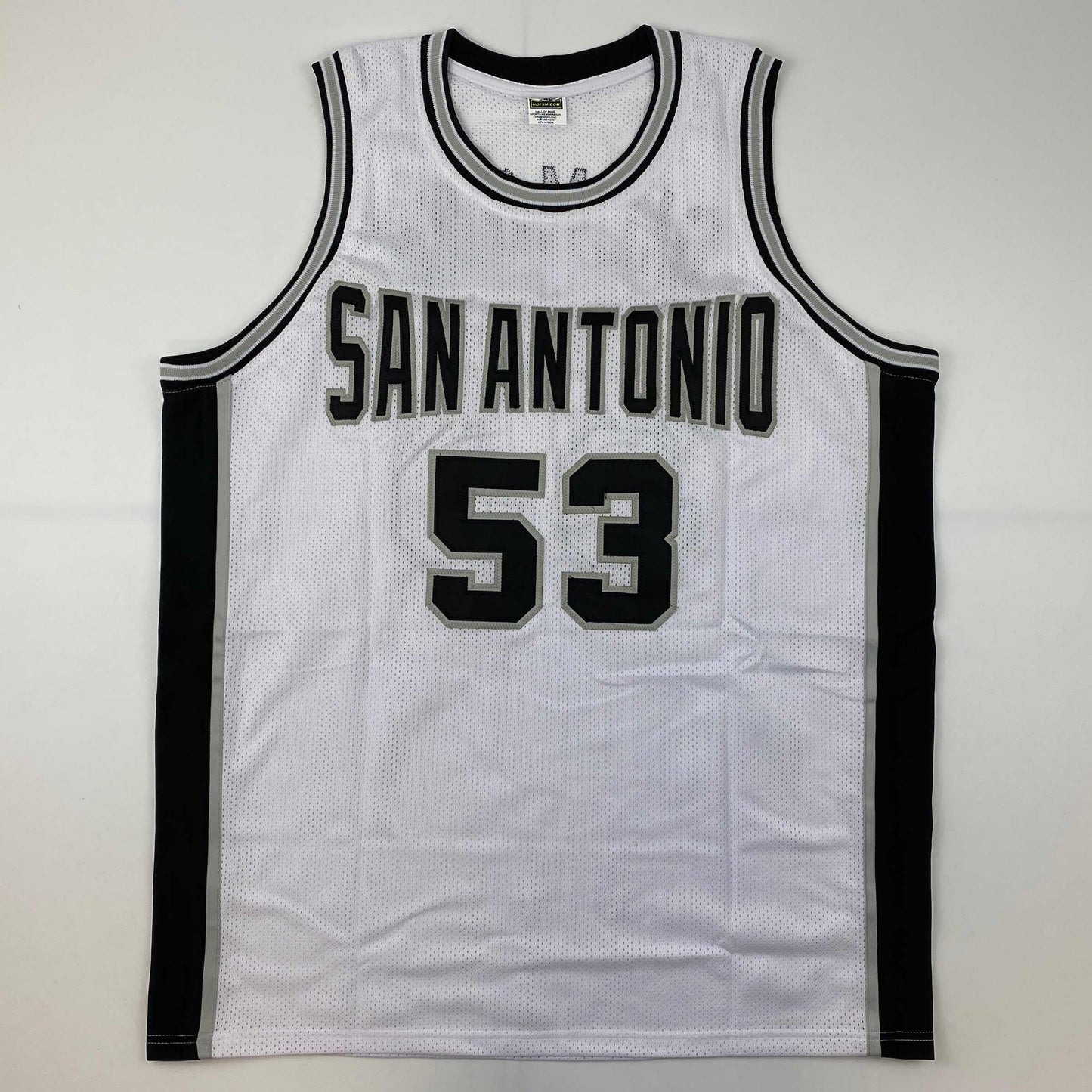 Autographed/Signed Artis Gilmore HOF 11 San Antonio White Basketball Jersey JSA COA - Sport Cards