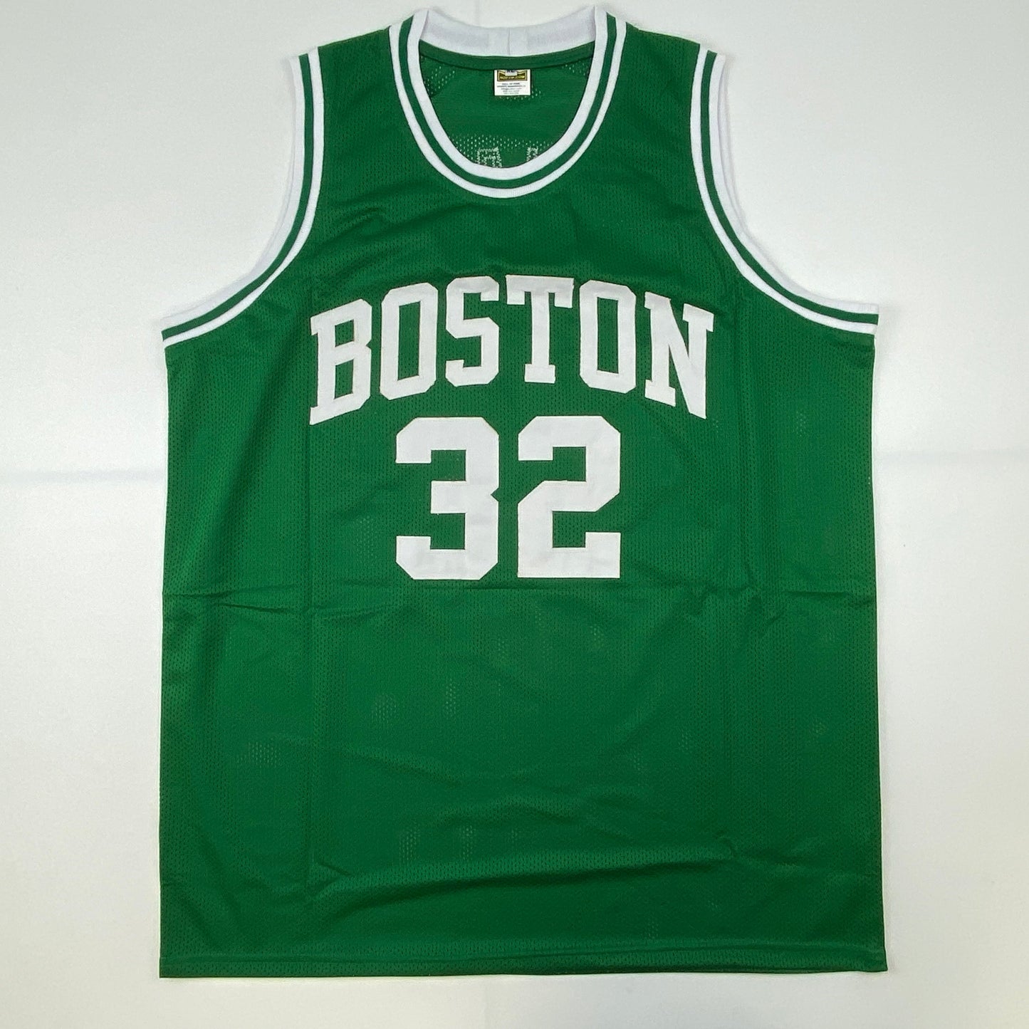 Autographed/Signed Kevin McHale Boston Green Basketball Jersey JSA COA - Sport Cards