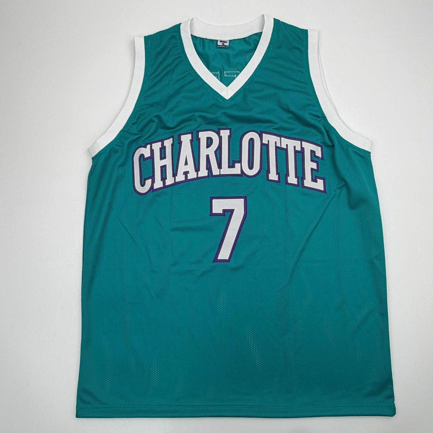 Autographed/Signed Kon Knueppel Charlotte Teal Basketball Jersey JSA COA - Sport Cards