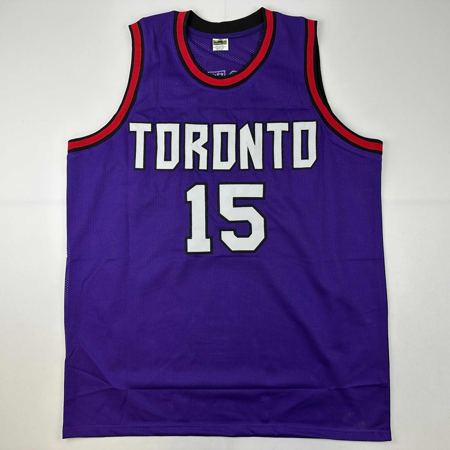 Autographed/Signed Vince Carter Toronto Purple Basketball Jersey PSA/DNA COA - Sport Cards