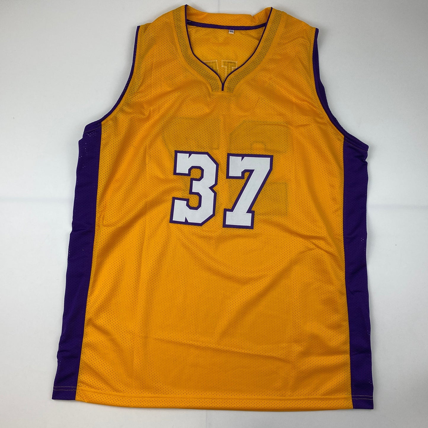 Autographed/Signed Ron Artest Los Angeles LA Yellow Basketball Jersey PSA/DNA COA - Sport Cards