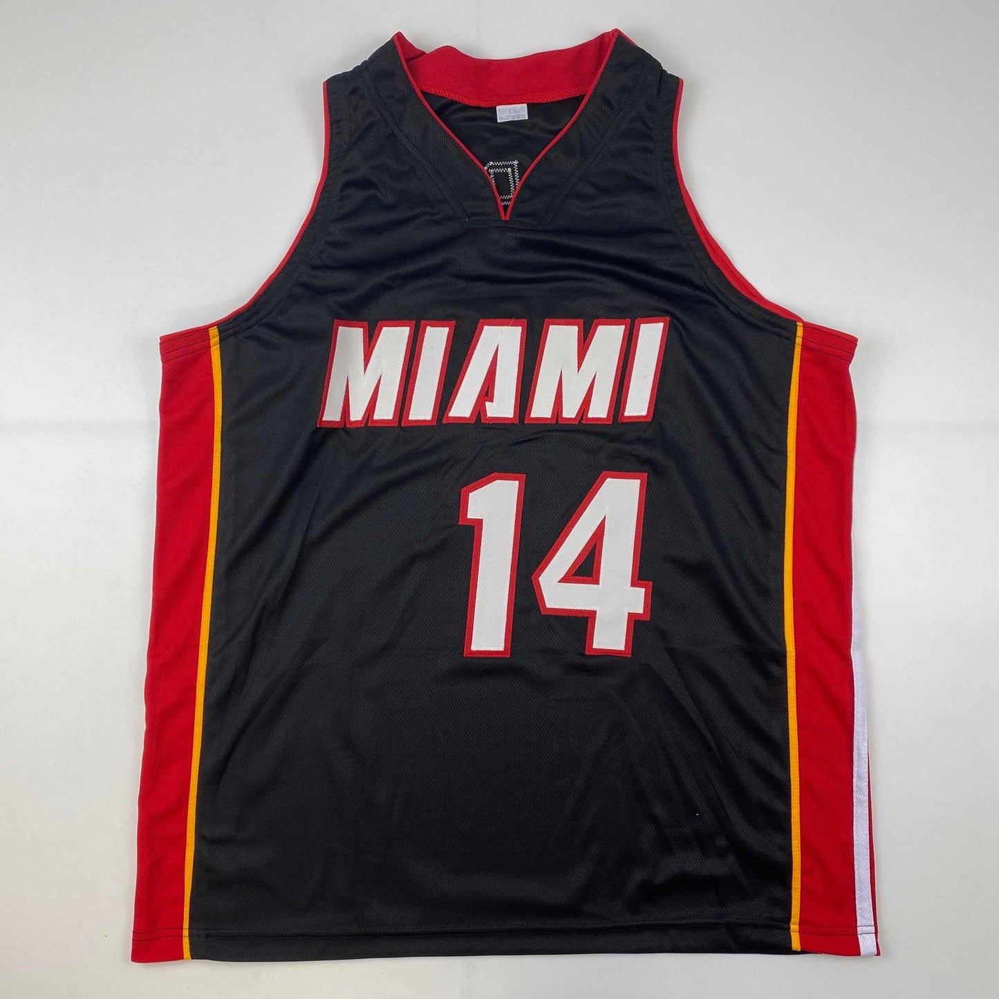 Autographed/Signed Tyler Herro Miami Black Basketball Jersey JSA COA - Sport Cards