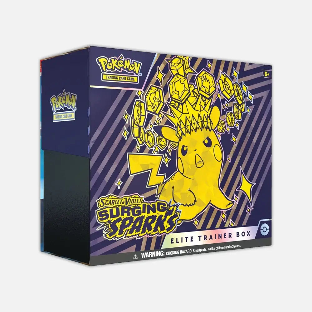 Pokemon Surging Sparks Elite Trainer Box - SV08: Surging Sparks (SV08) - Sport Cards