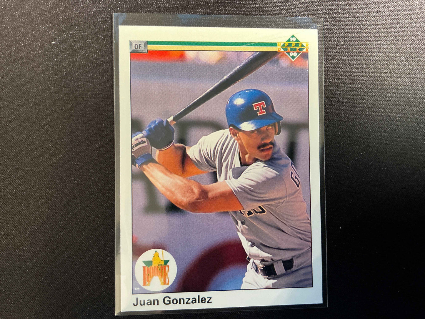 1990 Upper Deck #72 Juan Gonzalez Rookie (RC) Card