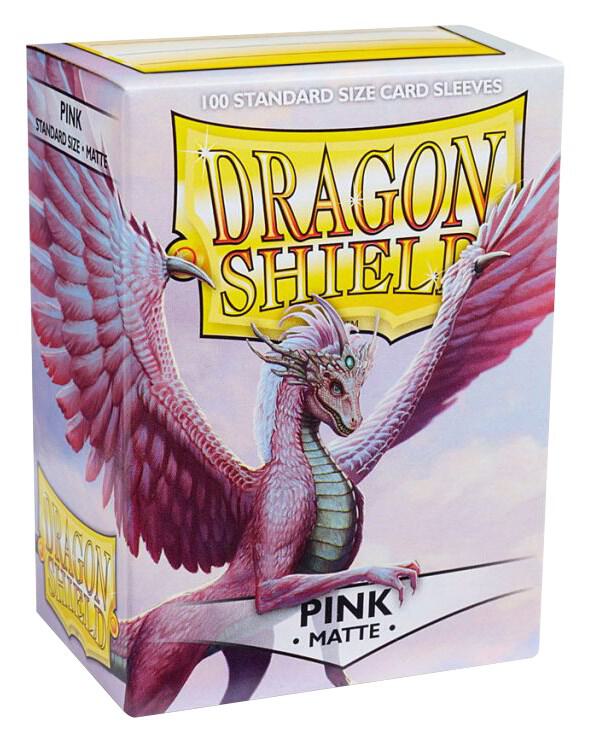 Dragon Shield Matte Sleeves - Pink (100-Pack) - Sport Cards