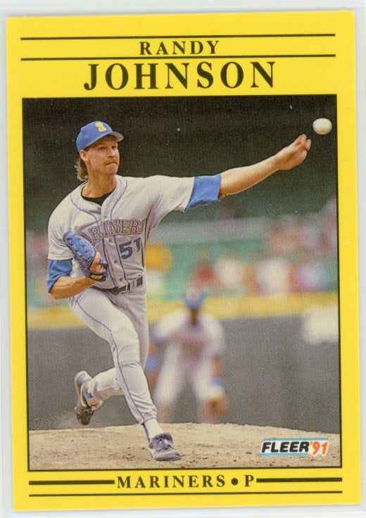1991 Fleer #455 Randy Johnson Card