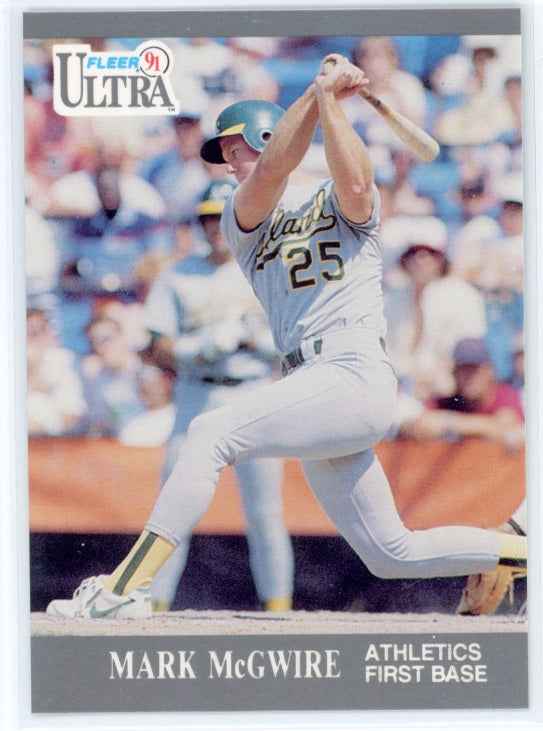 1991 Fleer Ultra #251 Mark McGwire Card - Sport Cards