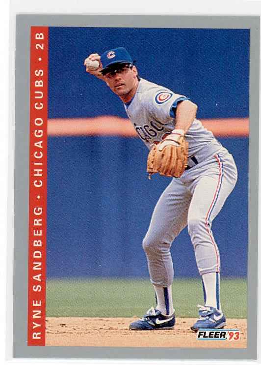 1993 Fleer #25 Ryne Sandberg Card