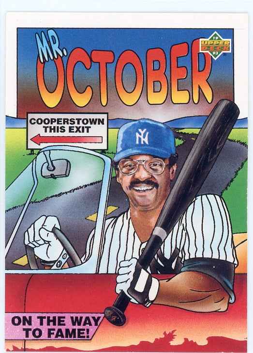 1993 Upper Deck Fun Pack #28 Reggie Jackson Hero Card