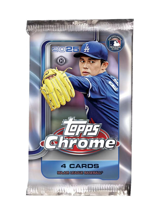 2025 Topps Chrome Baseball Hobby Pack