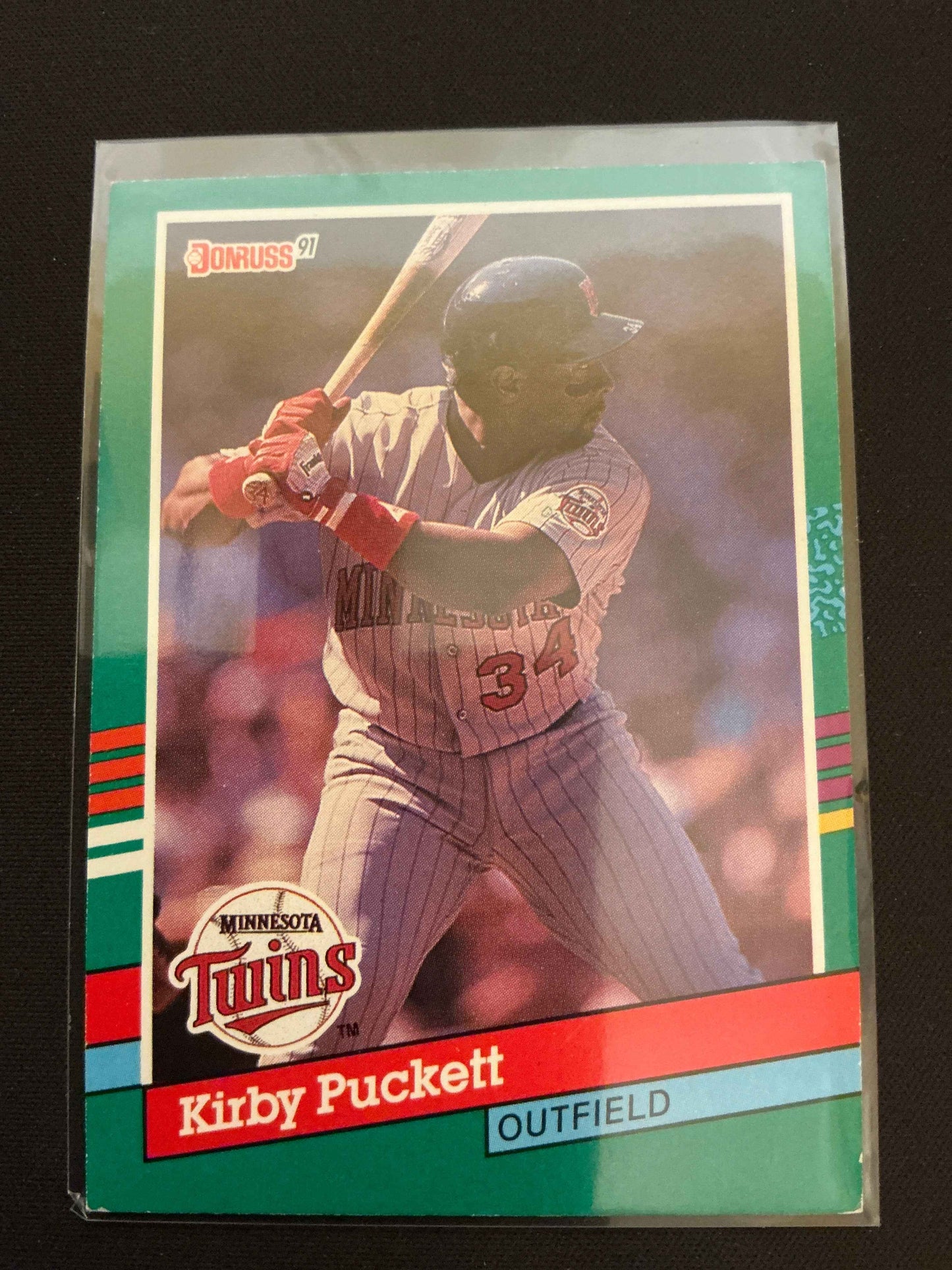 1991 Donruss #490 Kirby Puckett No . After INC Error Card
