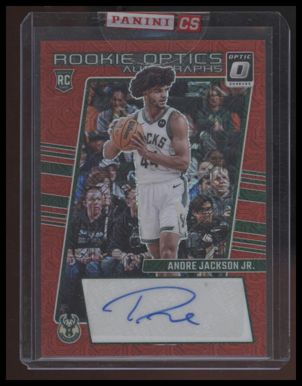 Andre Jackson Jr. 2023-24 Donruss Optic #ROA-AJJ Rookie Optics Autographs Choice