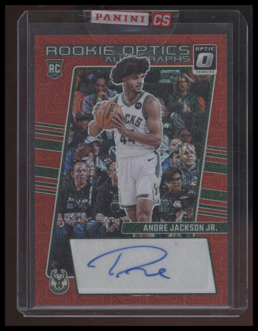Andre Jackson Jr. 2023-24 Donruss Optic #ROA-AJJ Rookie Optics Autographs Choice