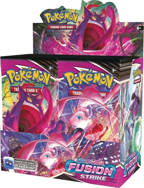 Fusion Strike Booster Box - Cut on top from opening case - Sport Cards