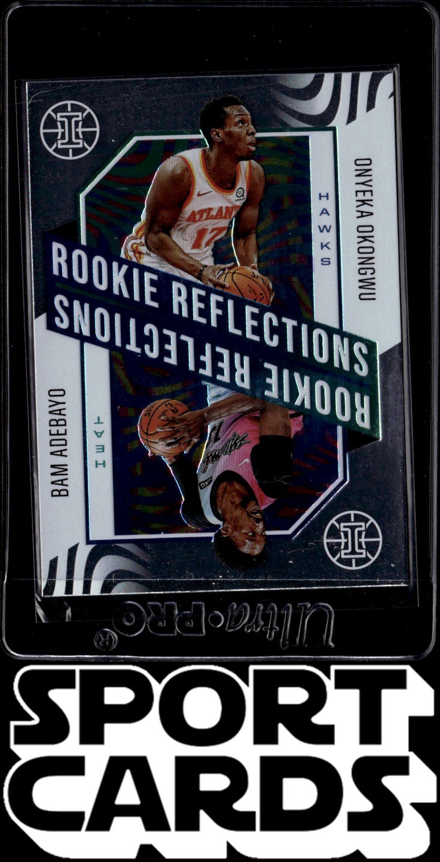 2020-21 Panini Illusions #14 Bam Adebayo & Onyeka Okongwu