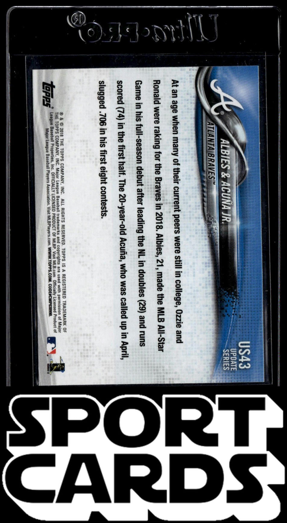 2018 Topps Update #US43 The Future is Bright Gold #/2018 SportCards.com