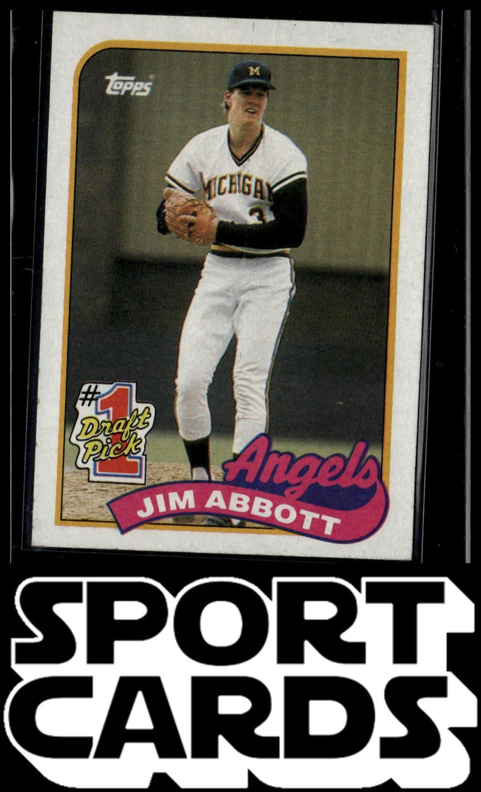 1989 Topps #573 Jim Abbott SportCards.com