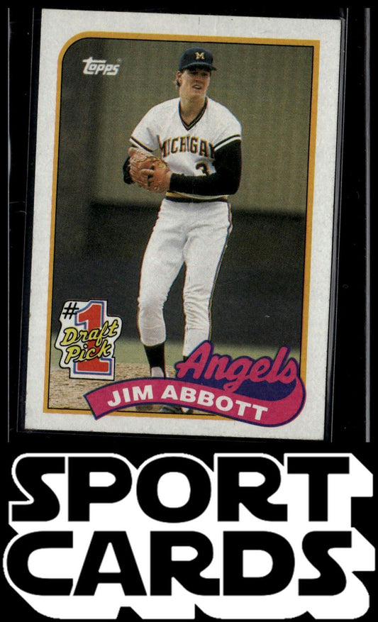 1989 Topps #573 Jim Abbott SportCards.com