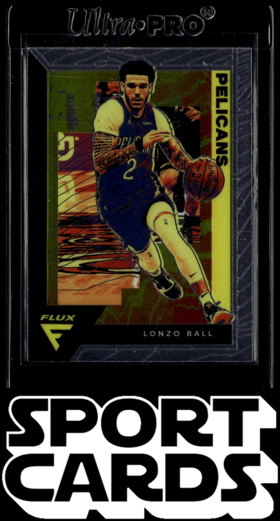 2020-21 Panini Flux #111 Lonzo Ball Pulsar SportCards.com