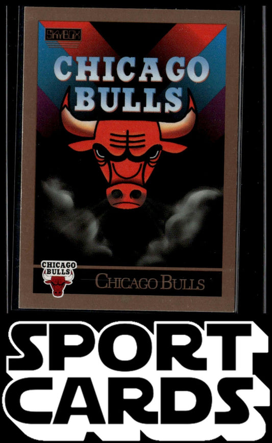 1990-91 SkyBox #331 Chicago Bulls Logo/Checklist SportCards.com