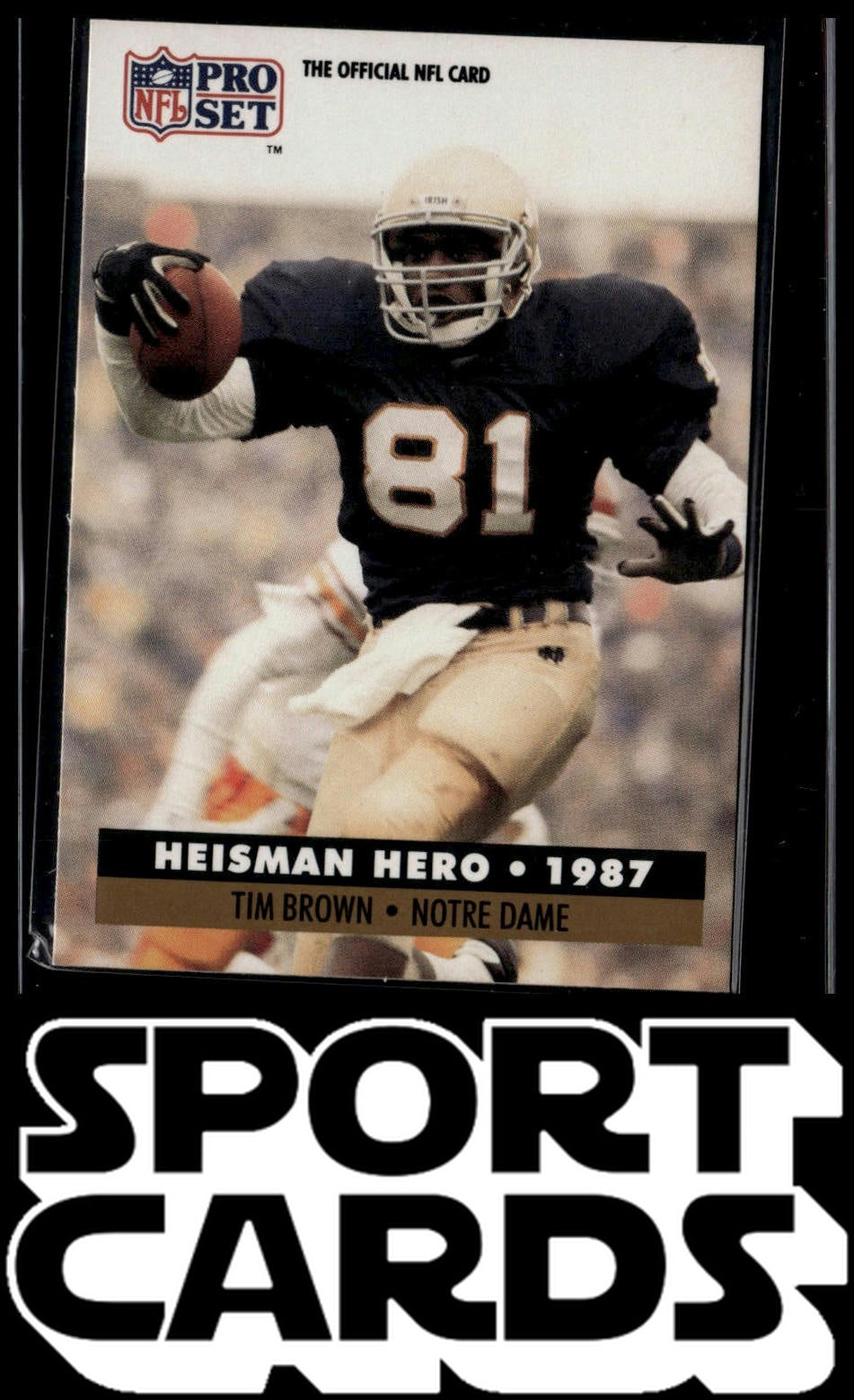 1991 Pro Set FACT Mobil #40 Tim Brown SportCards.com