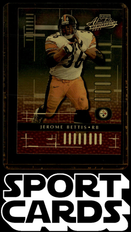 2001 Playoff Absolute Memorabilia #74 Jerome Bettis SportCards.com