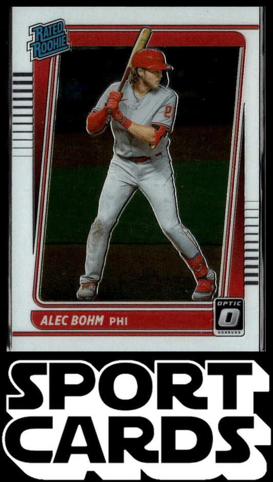 2021 Donruss Optic #35 Alec Bohm Carolina Blue #/50 SportCards.com