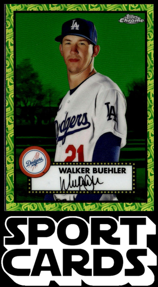 2021 Topps Chrome Platinum Anniversary #183 Walker Buehler SportCards.com