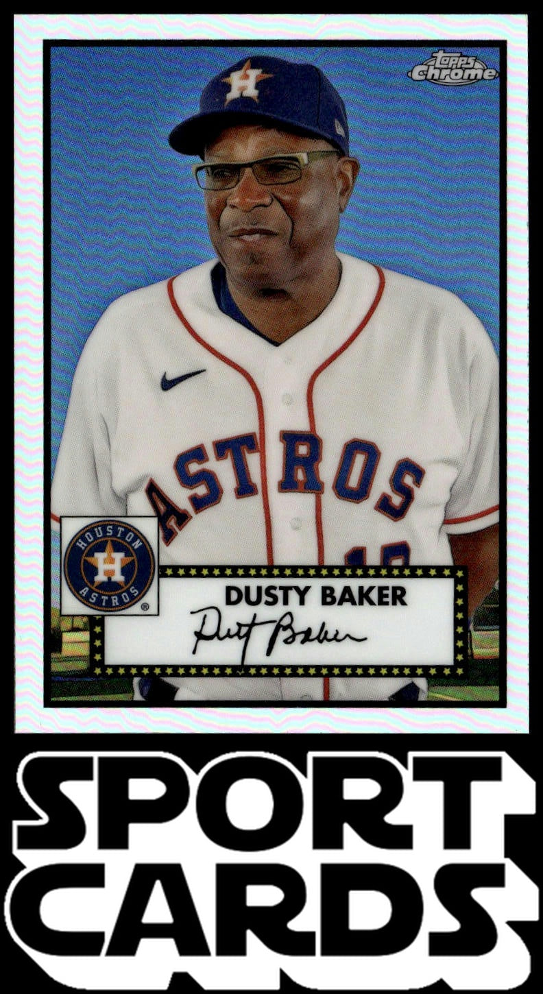 2021 Topps Chrome Platinum Anniversary #583 Dusty Baker SportCards.com