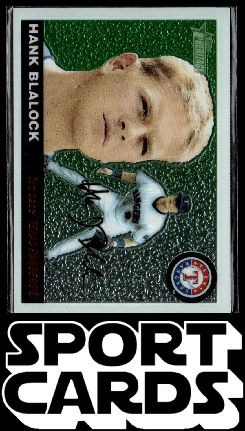 2004 Topps Heritage #115 Hank Blalock SportCards.com