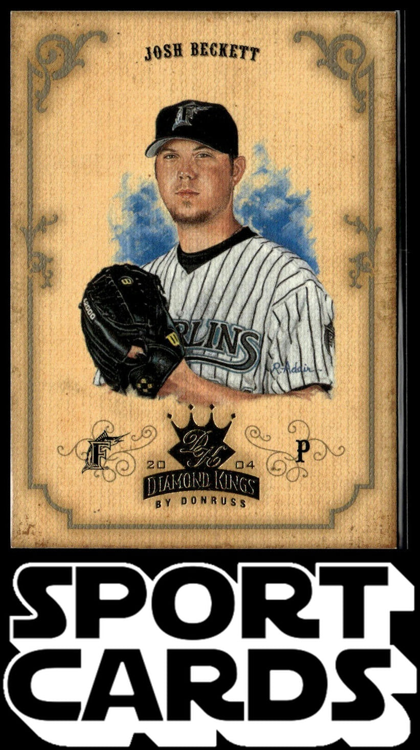 2004 Donruss Diamond Kings #8 Josh Beckett SportCards.com