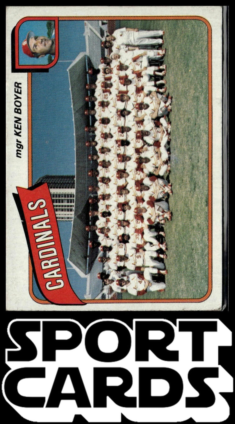 1980 Topps #244 St. Louis Cardinals / Ken Boyer SportCards.com