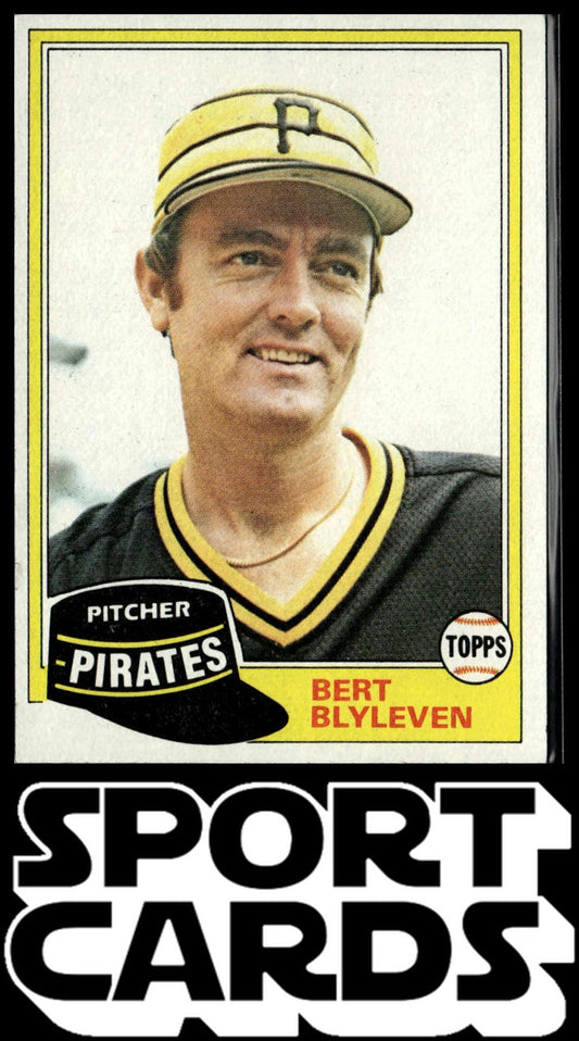 1981 Topps #554 Bert Blyleven SportCards.com
