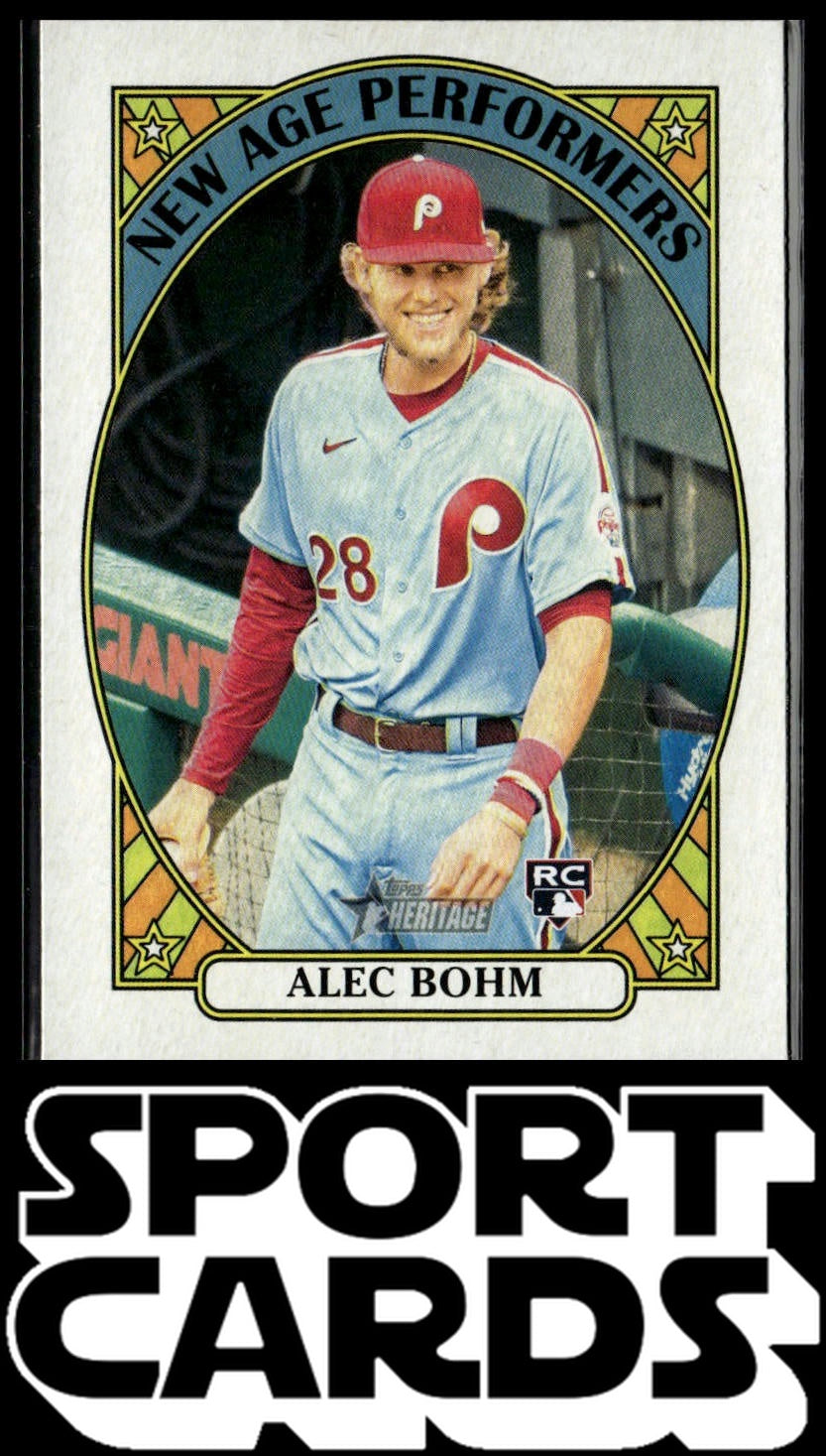 2021 Topps Heritage #NAP-15 Alec Bohm New Age Performers SportCards.com
