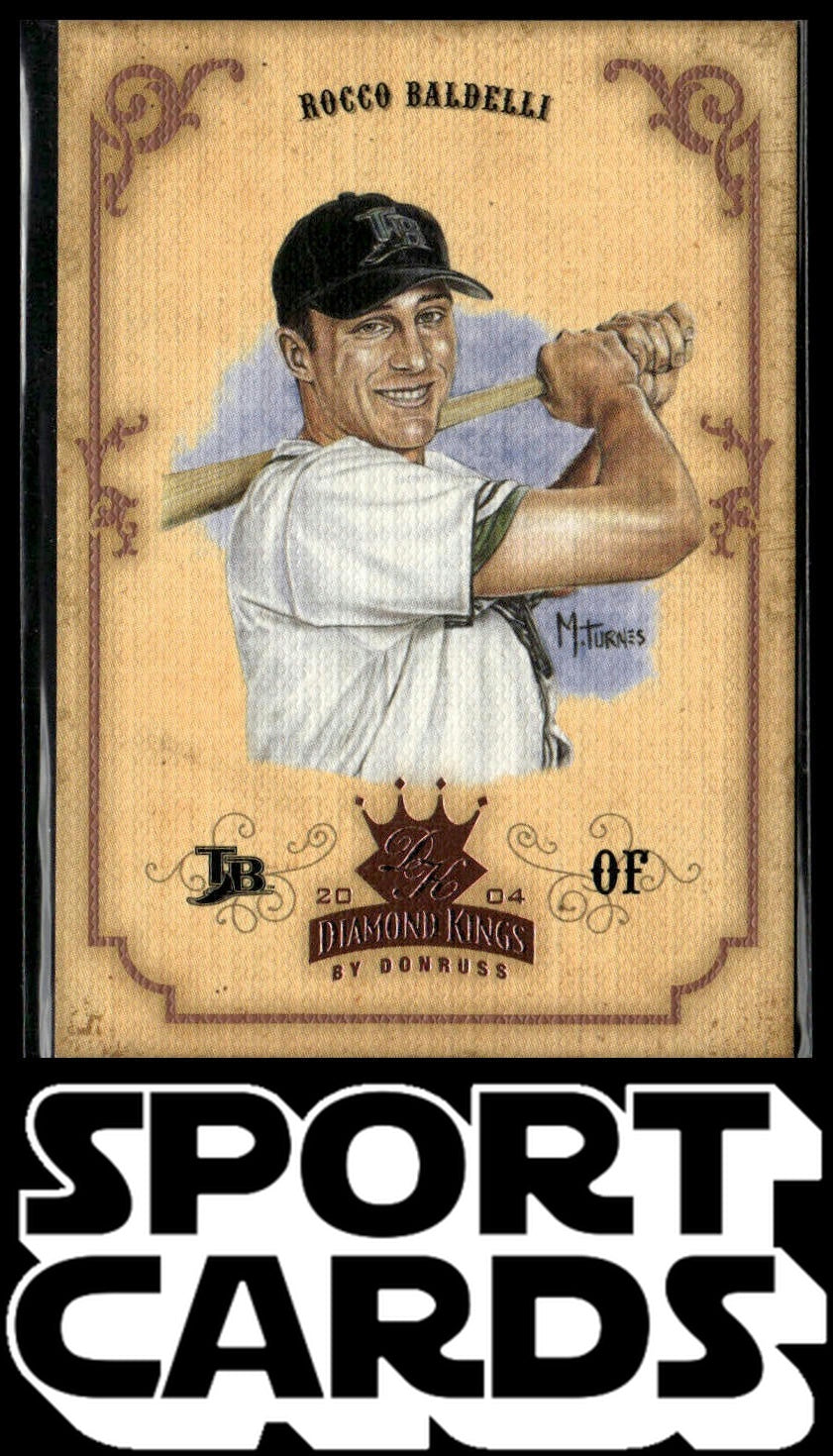 2004 Donruss Diamond Kings #21 Rocco Baldelli Bronze #/100 SportCards.com