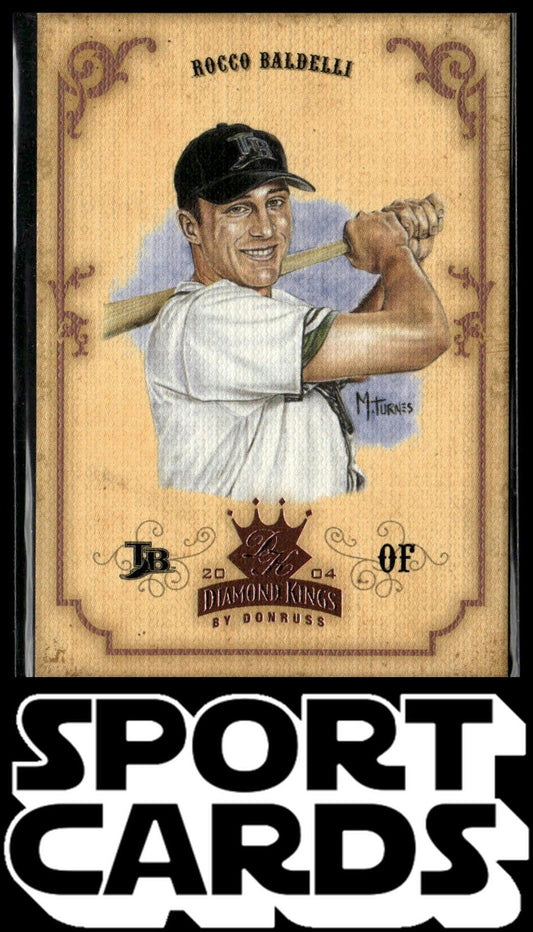 2004 Donruss Diamond Kings #21 Rocco Baldelli Bronze #/100 SportCards.com