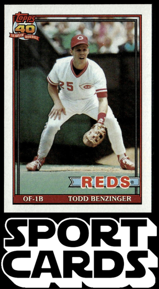 1991 Topps #334 Todd Benzinger SportCards.com