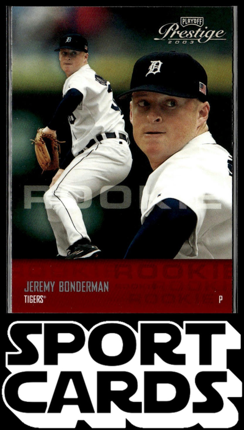 2003 Donruss/Leaf/Playoff Rookies & Traded - #201 Jeremy Bonderman