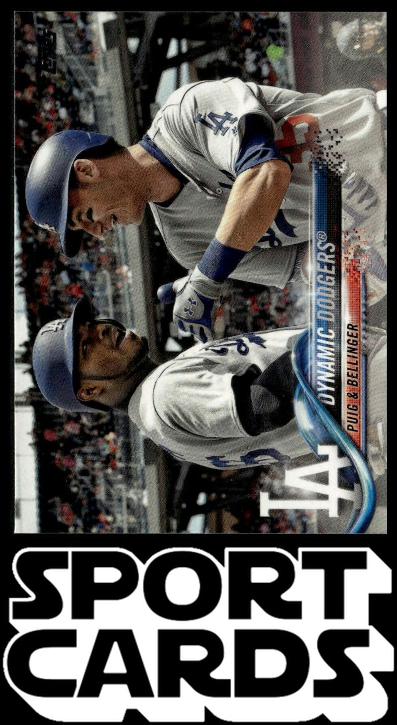 2018 Topps #365 Dynamic Dodgers Vintage Stock #/99 SportCards.com